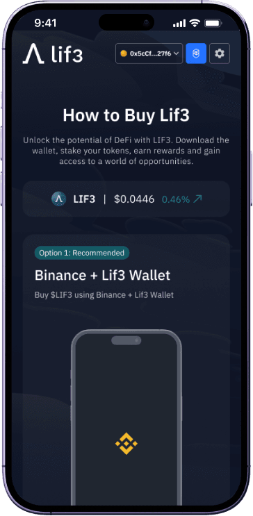 Lif3 Protocol how to buy screen