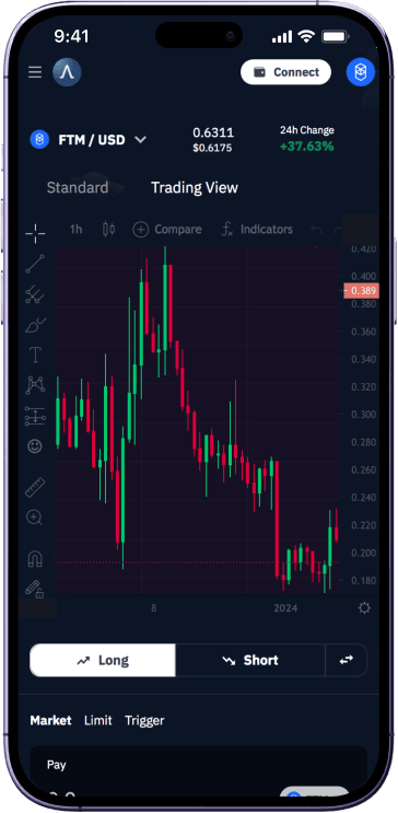 Lif3 Trade trading dashboard screen