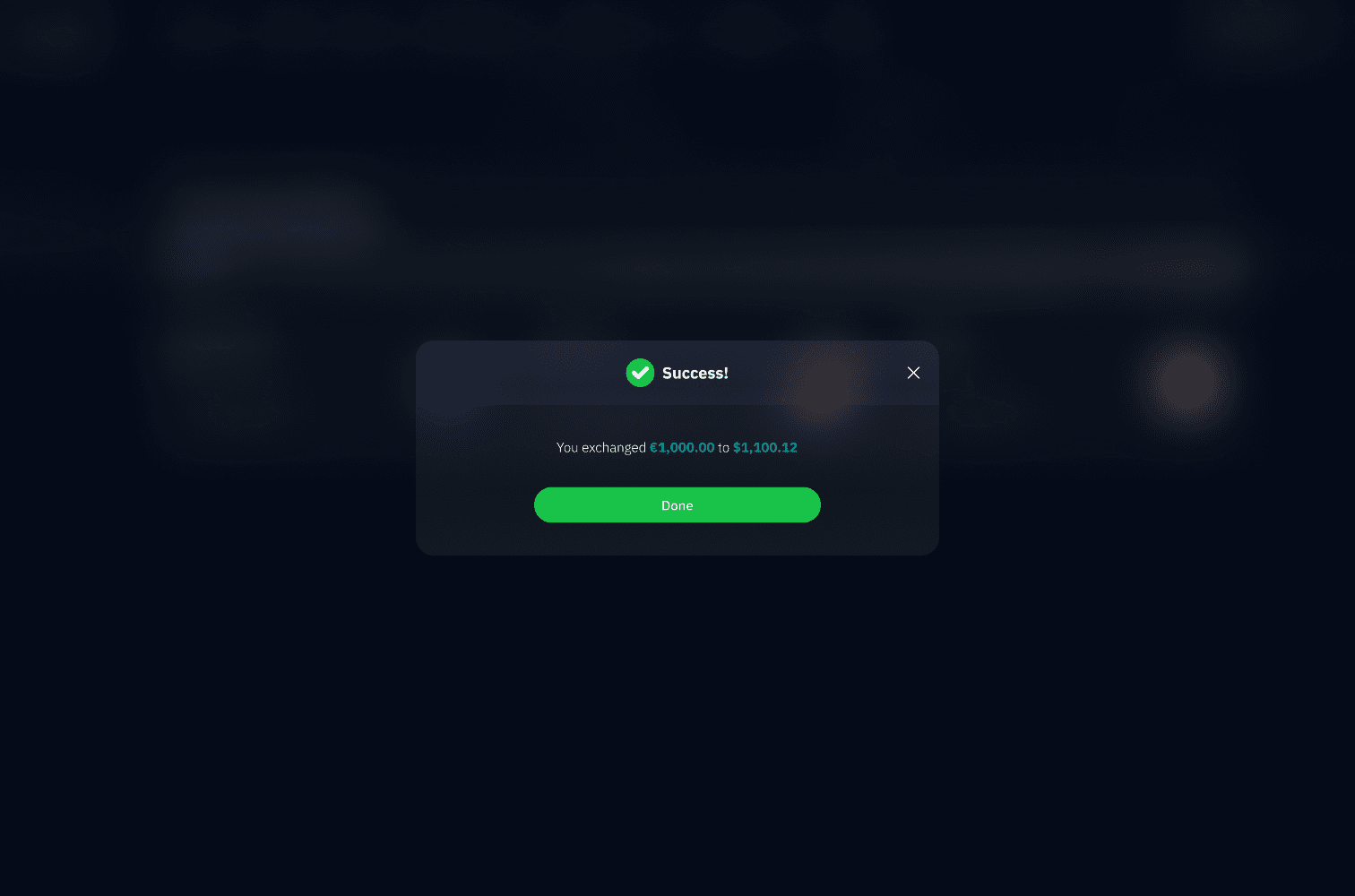 xPay transaction success view
