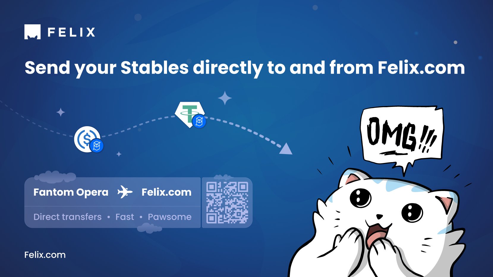 Felix Exchange Fantom stables social post