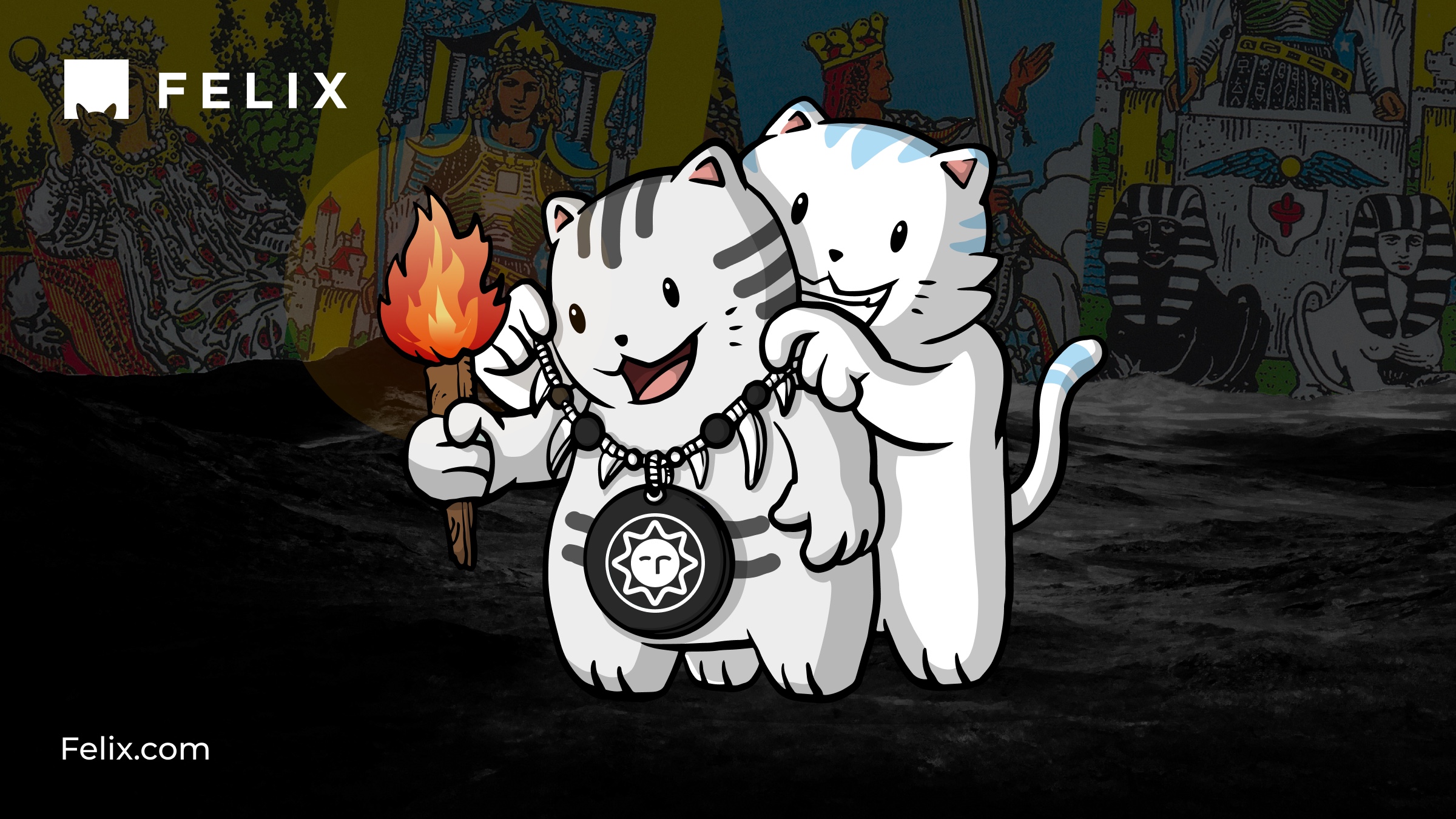 Felix Exchange Tarot listing social post
