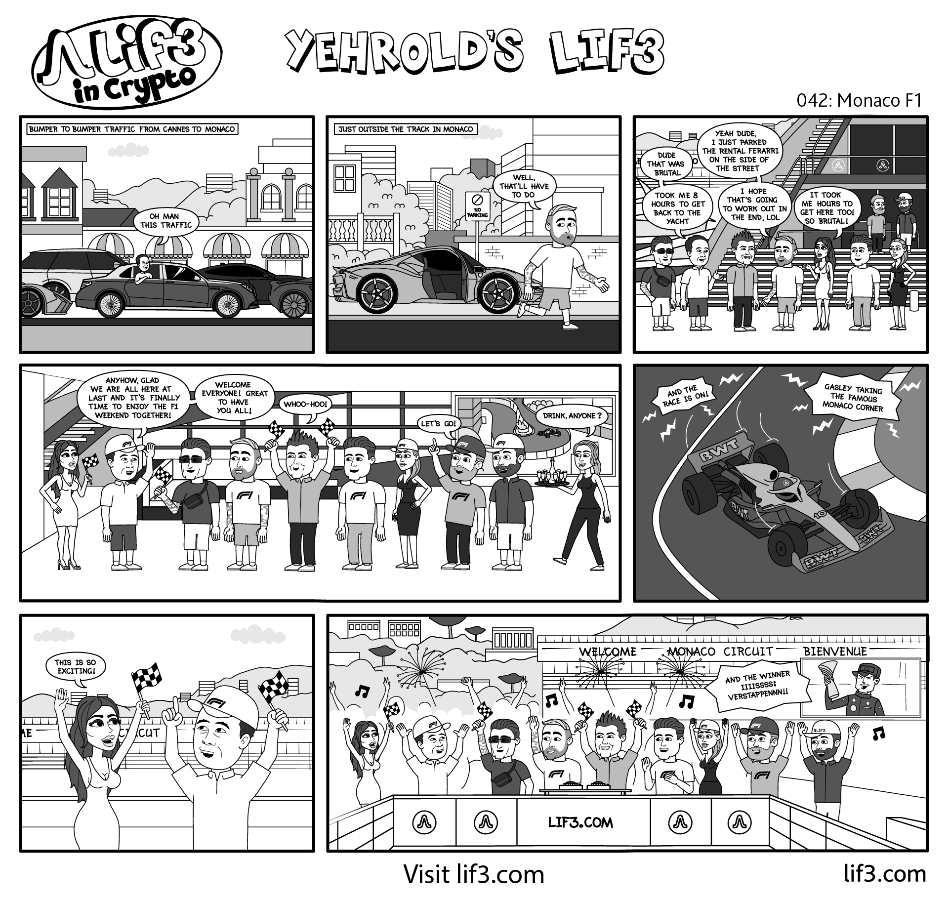 Lif3 in Crypto comic, episode 42