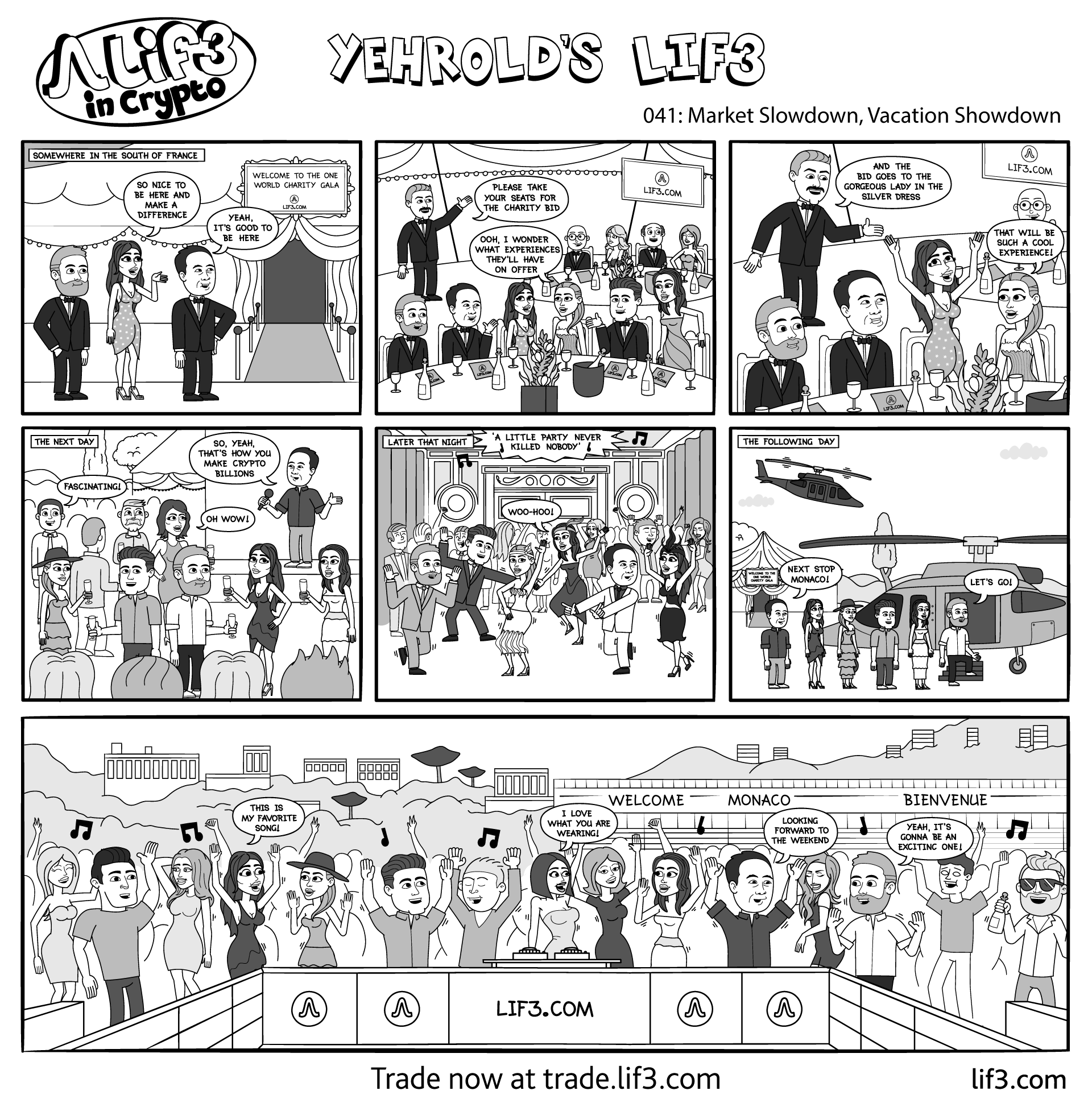 Lif3 in Crypto comic, episode 41